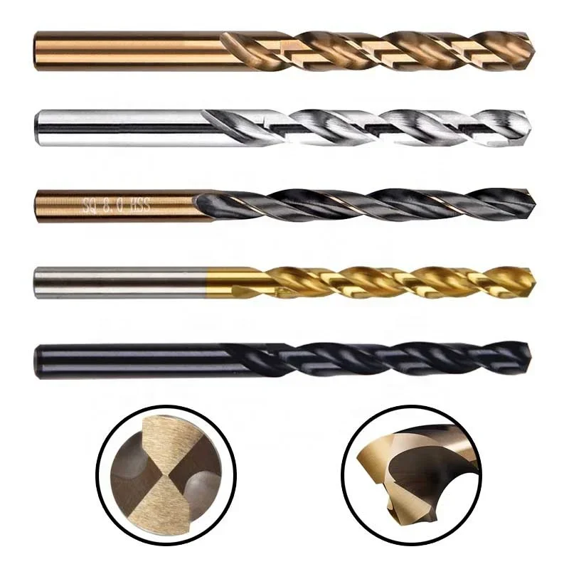 SONGQI DIN338 Fully Ground Power Tool Accessory HSS INOX Drill Bits for Stainless Steel Metal Jobber