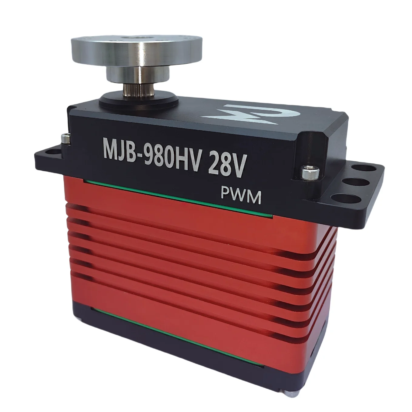 

MJB-980HV 28V, 900kg-cm Super High-torque All-metal Brushless Motor Programmable Digital Servo