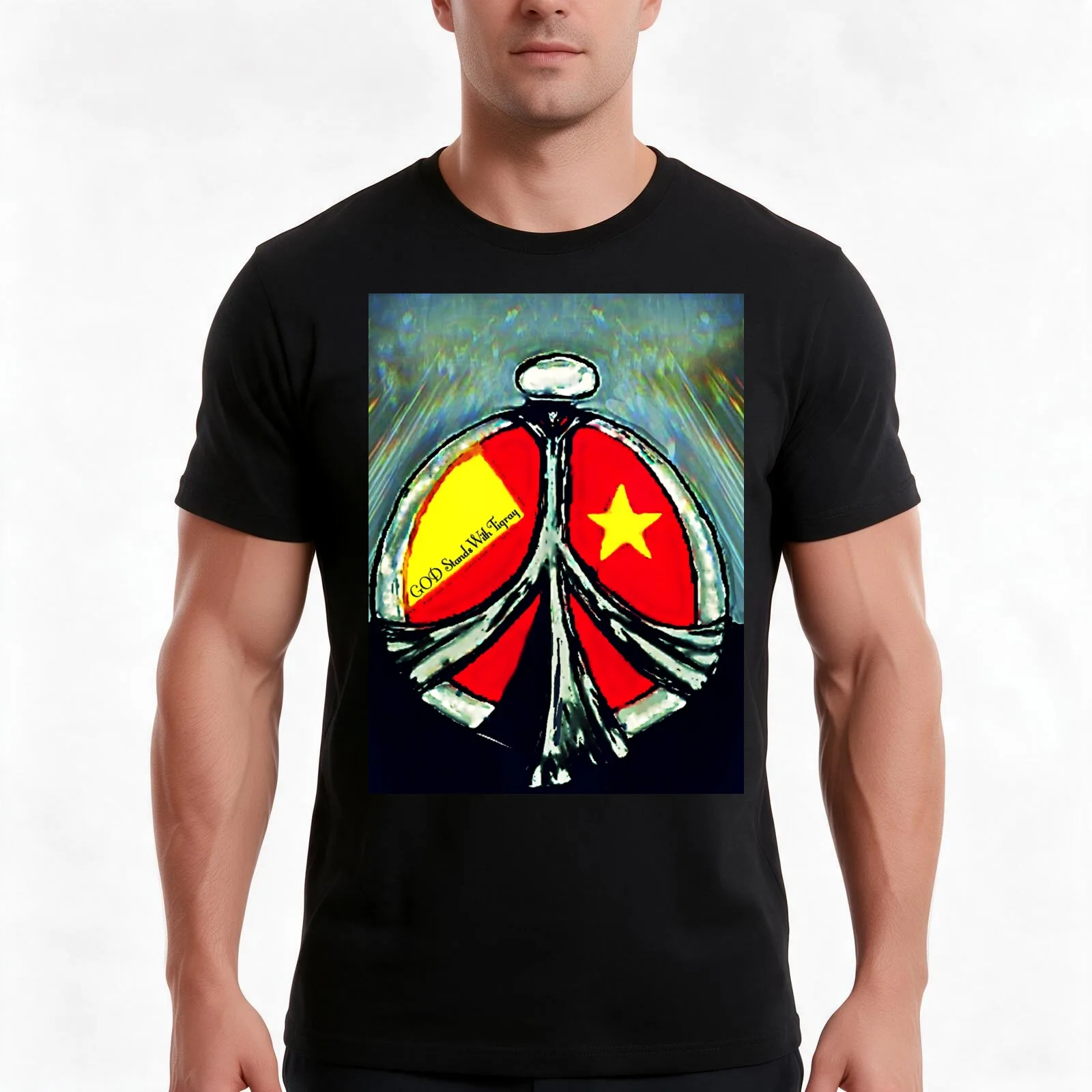 God Stands With Tigray ?? End #TigrayGenocide. I am donating 80% of these sales to help ?Tegaru People ??. God Bless You T-Shirt