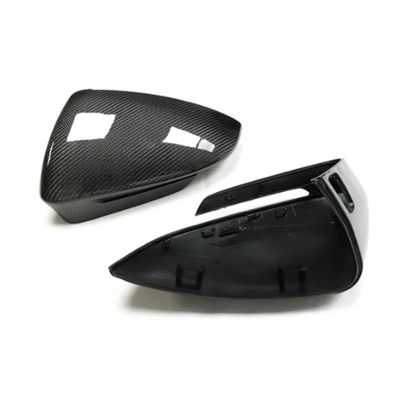 for VW volkswagen ID4 ID.4 E21 ID5 ID7 Skoda Enyaq iV Audi Q4 etron 2021 - 2024 Real Carbon Fiber Rear View Wing Mirror Cover