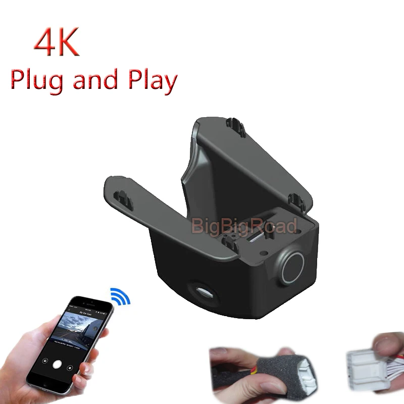 

4K Plug And Play For Geely LYNK&CO 05 Lingke 2023 Car Wifi DVR Video Recorder Dash Camera Black Box Night Vision Dashing Cam