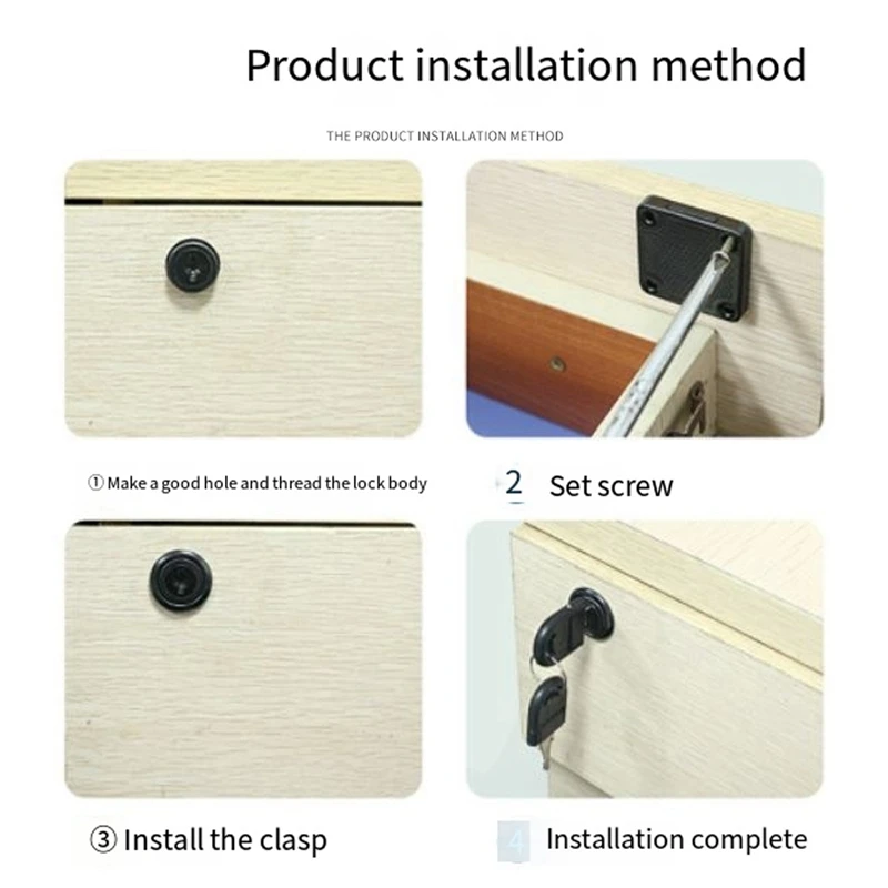 Office Desk Drawer Lock Zinc Alloy Anti Theft For Furniture Cabinet Door Lock File Cabinet Lock Same Key