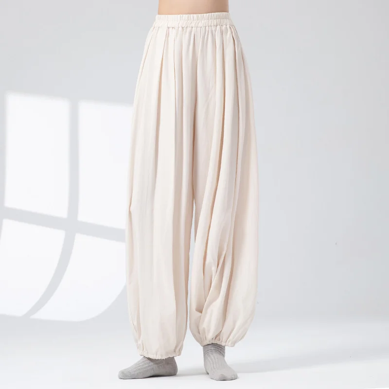 Fusion Dance Harem Pants High Waist Loose Zen Clothing Modern Dancer Practice Trousers Bohemian Beach Hippie Lounge Loose Fit