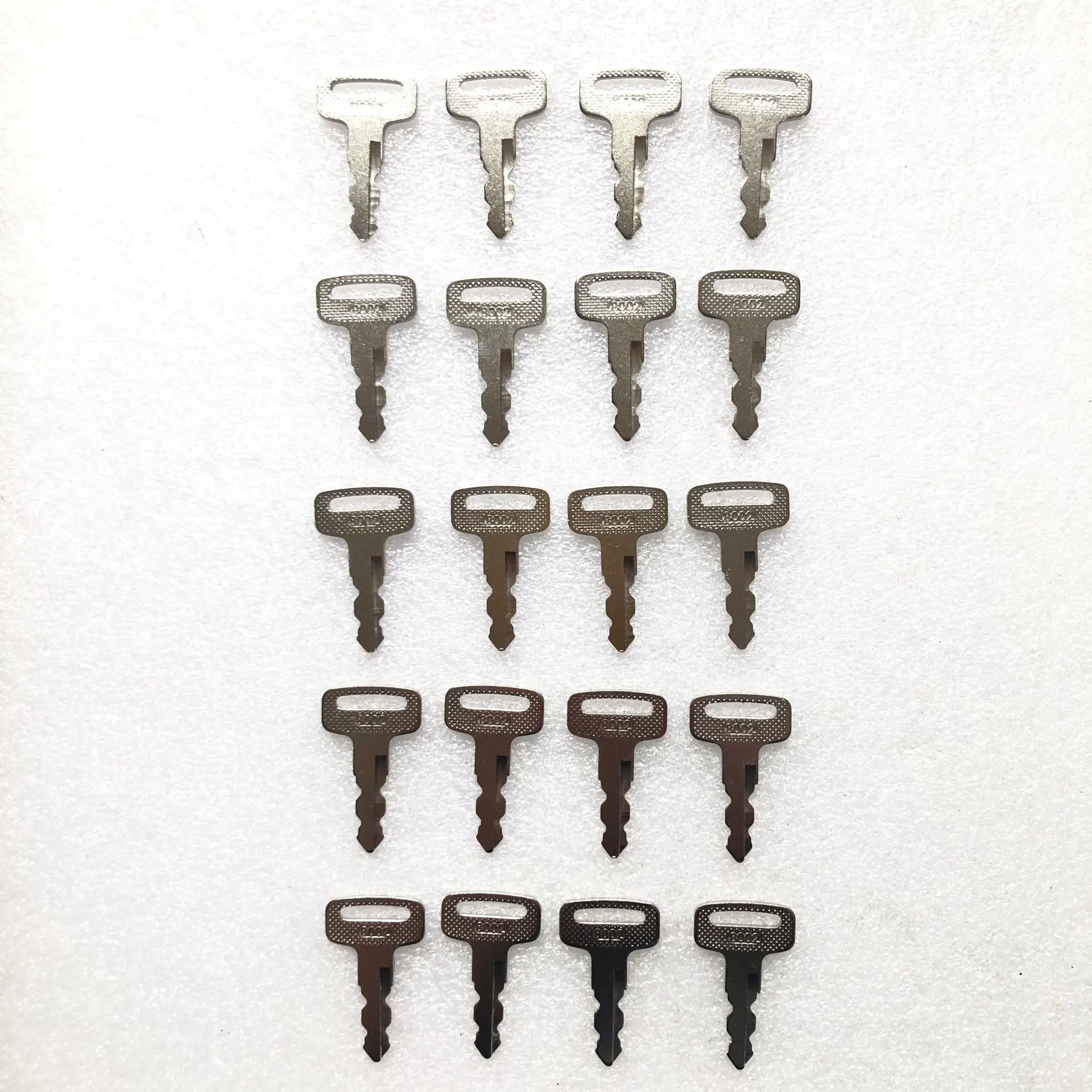 20 PCS Ignition key JU6-H2511-10 ELI80-0287 Compatible with Yamaha Golf Cart Models PTV 2010+ Code 8002