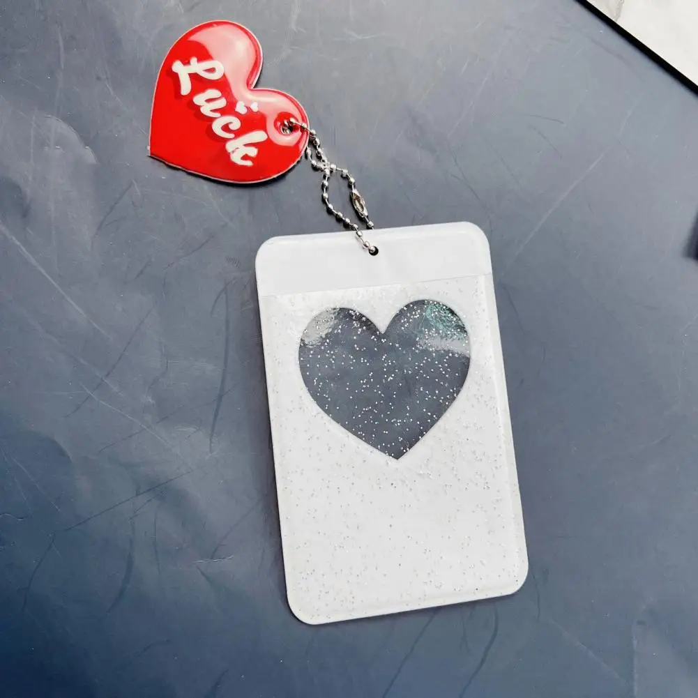 Card Case Good Multipurpose Portable Kids Card Sleeve Sequins Multipurpose Mini Photo Holder