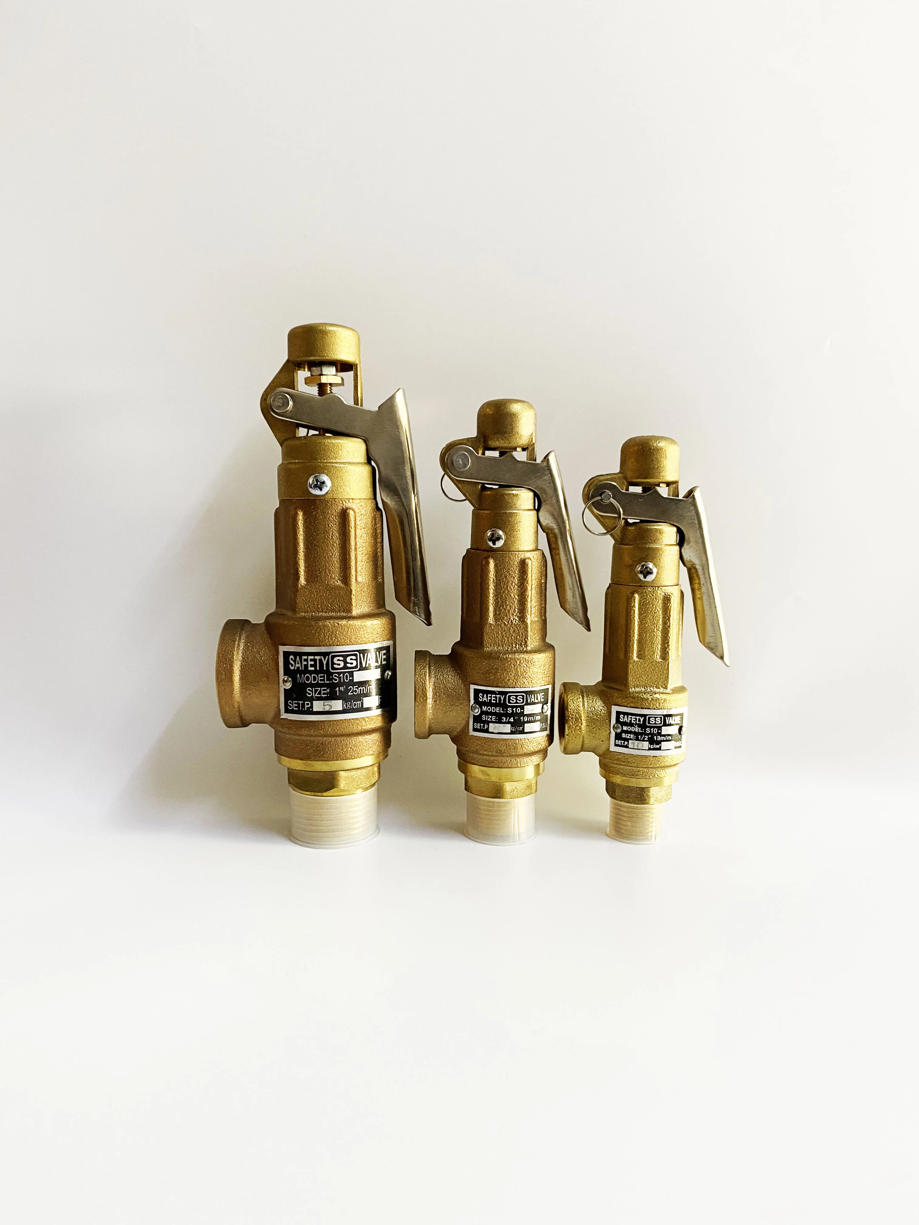 Elettrovalvola Spring type safety valve steam safety valve adjustable pressure relief valve Taiwan SS safety valve copper safety valve Acqua e vapore — dettaglio 2
