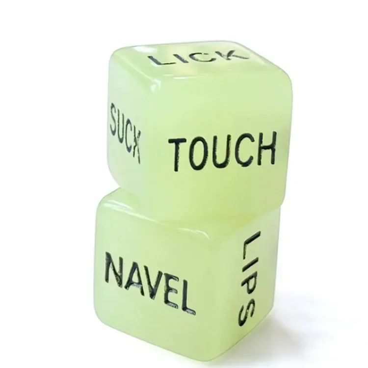 6pcs Luminous Sex Dice Toys Adult Games Couple Flirting Cubes Ual Erotic Game Accessories Posture Bar Sex Toys for Couple Gifts