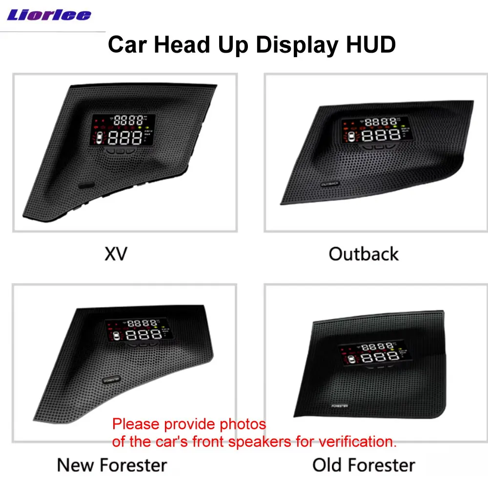 For Subaru Forester SJ 2012-2017 SK/XV 2018-2023 Crosstrek Car Head Up Display HUD LCD Projection Digital Windshield Projector