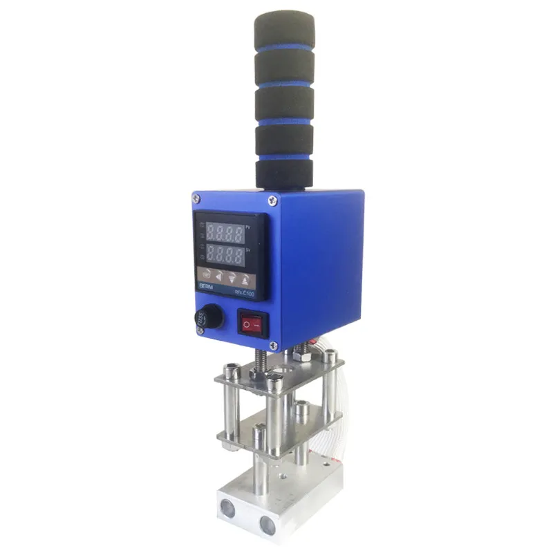 

Small portable ironing machine, ironing and branding machine
