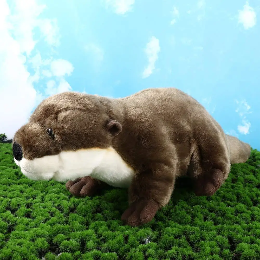 Birthday Kids Toy Cute Lifelike 46cm Animal Plush Toy Otter Stuffed Dolls Otter Plush Toy Stuffed Animal Simulation Otter