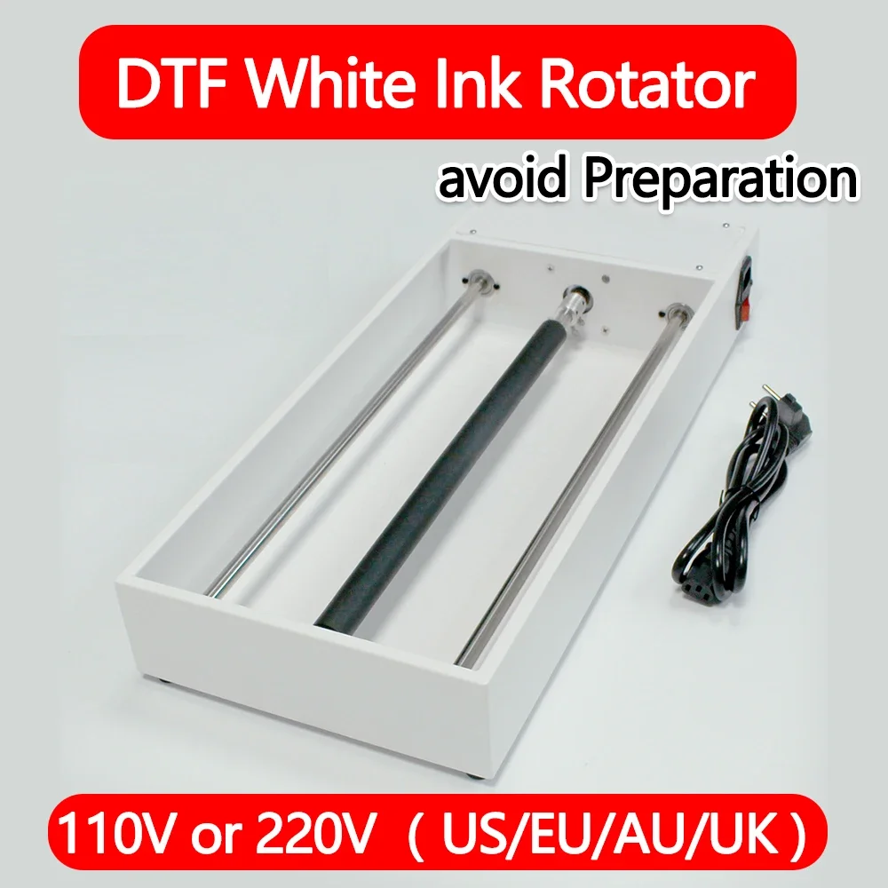 

DTF White Ink Rotator Shake Avoid Precipitation DTG DTF Ink Rolling Machine Roller Device Shaking Rotation White Ink Preparation