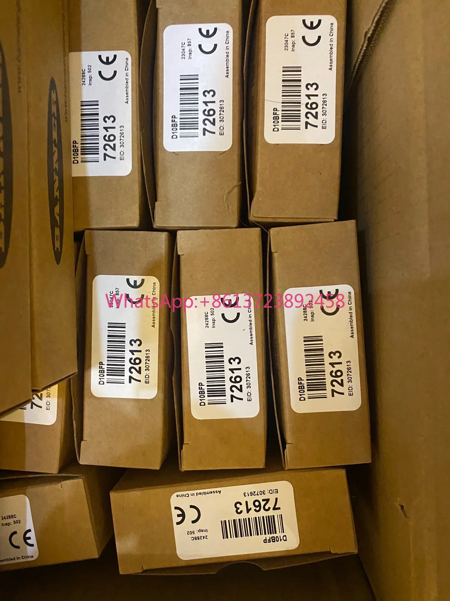 D10bfp item number 72613 Banner new original genuine packaging clean fiber amplifier
