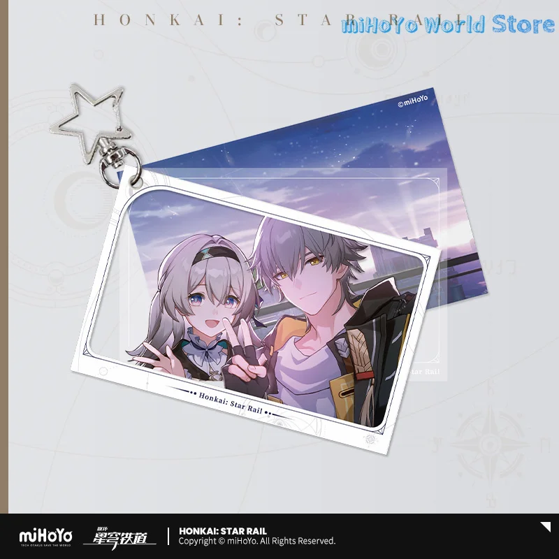 MiHoYo Official Original Honkai Star Rail Midsummer Firefly Appointment Series Acrylic Group Photo Card Doujin Birthday Gifts