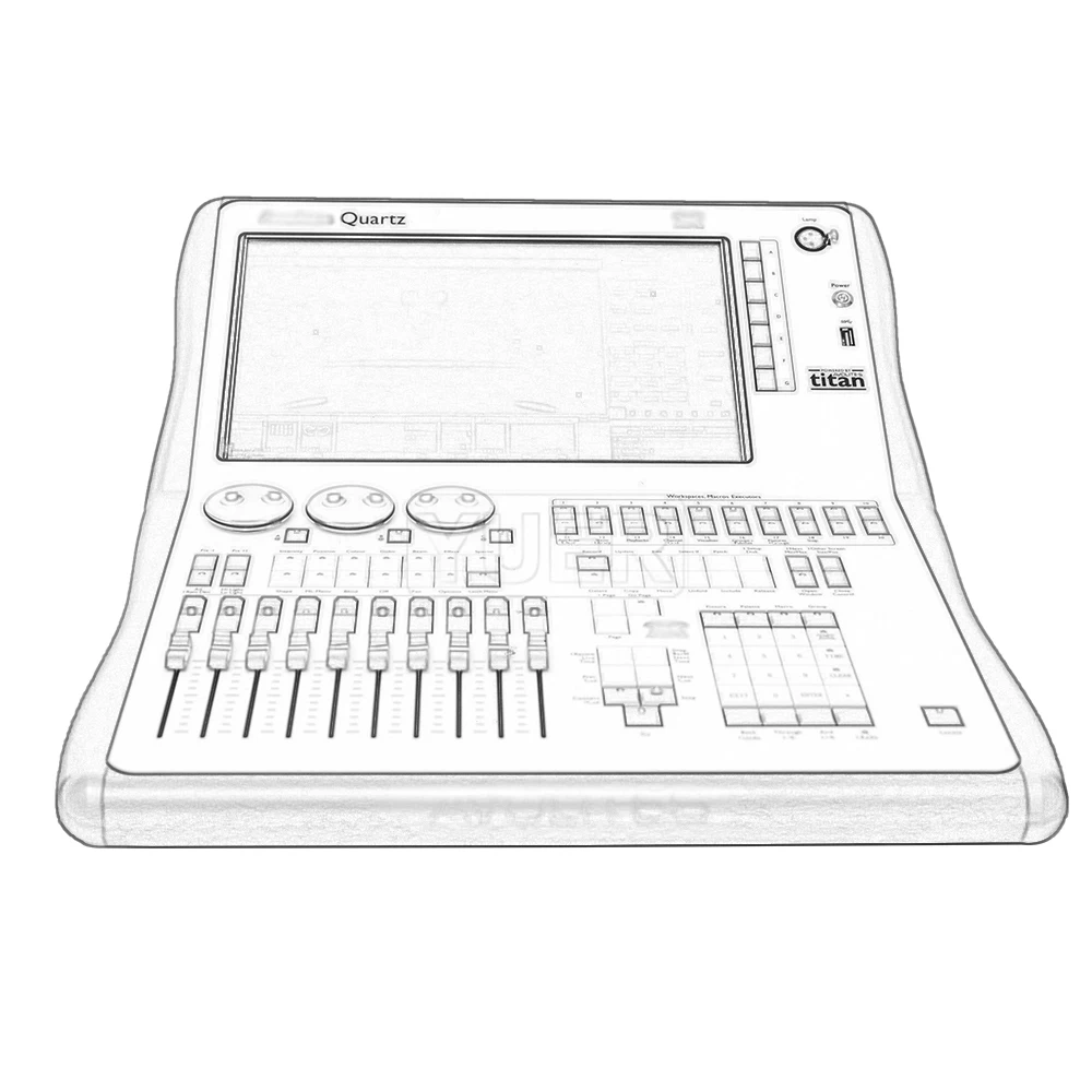 I7 Quartz Console V15/V16/V17/V18 Version Cutover Choose Stage Effect Lighting LED Moving Head DMX Controller For DJ Disco Titan