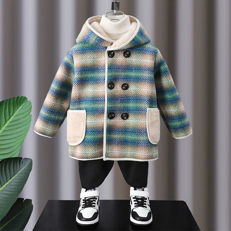 Casaco de lã masculino, Casaco infantil, Roupa Windbreak, Legal, Quente, Mais, Engrossar, Outono, Inverno, Algodão, Presente de Natal, 2022