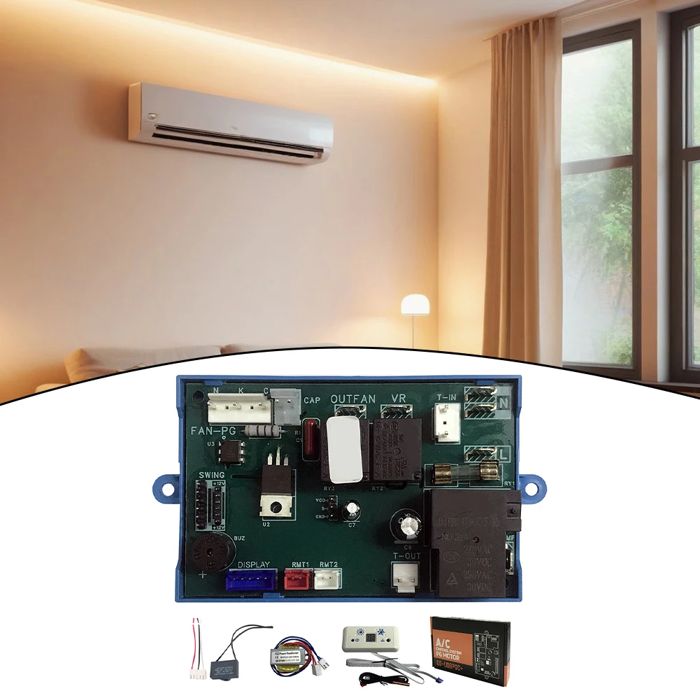 Air Conditioner Control System Board Set with Accessories Suitable for QD U08PGC Plus and Similar AC Models Replacement