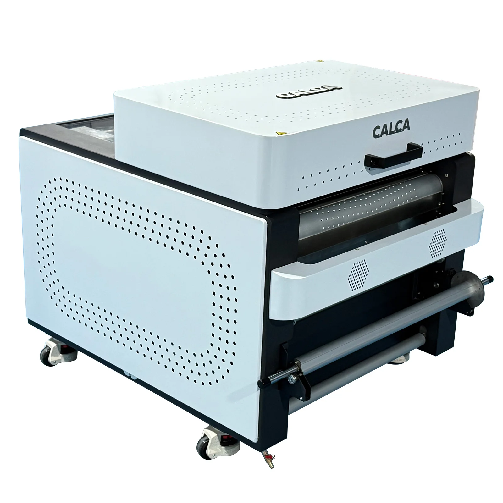 CALCA Agitador y secador de polvo compacto EcoSmart DTF de 24" con reciclaje automático y purificador de aire incorporado Máquina agitadora de polvo DTF