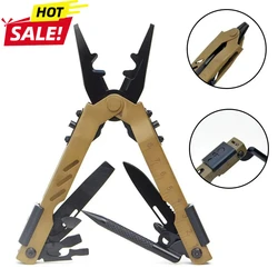 Multifunction Folding Pliers Stainless Steel Bottle Opener Screwdrivers Outdoor Crimper Wire Cutter Pocket Knife Multi-Tool