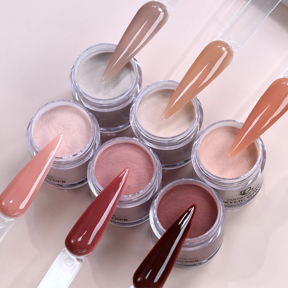 6Pcs/Set Burgundy Mocha Brown - Nail Art Burgundy recension och pris