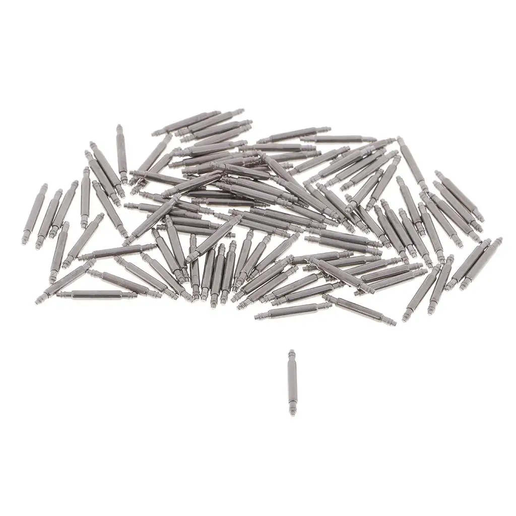 100 pieces transparent boxed Watch Repair Design Replacements Accessory Spring Pins Watch Band Bar