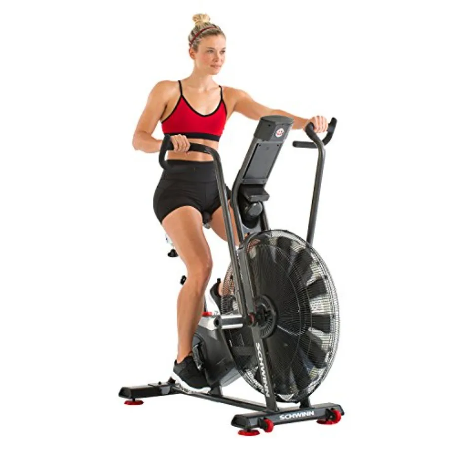 

Schwinn Airdyne Bike Series Indoor Cycling Workout Machine with Adjustable Resistance and Comfortable Seat for Home Use Black