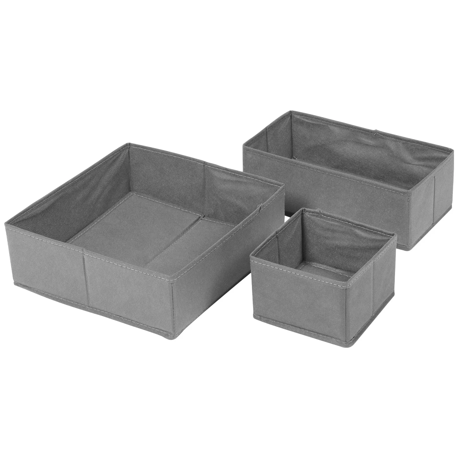 

3Pcs Storage Box Socks Underwear Organizer Drawer Divider Clothes Organizer Small File Box Household Storage Case