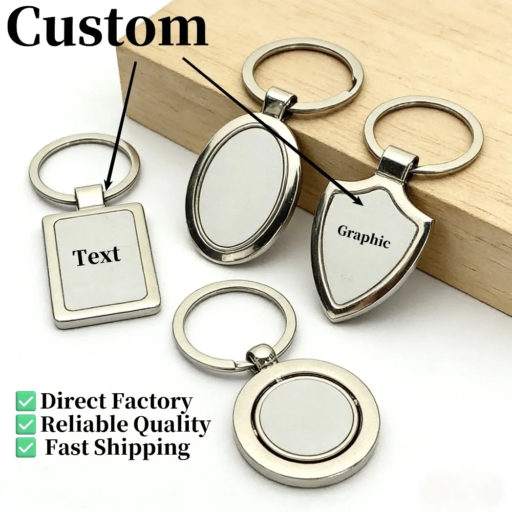 

Personalize Charms Keyring Custom Practical Metal Keychain Bag Pendant Car Key Belt Accessories Jewelry Wholesale Products Gifts