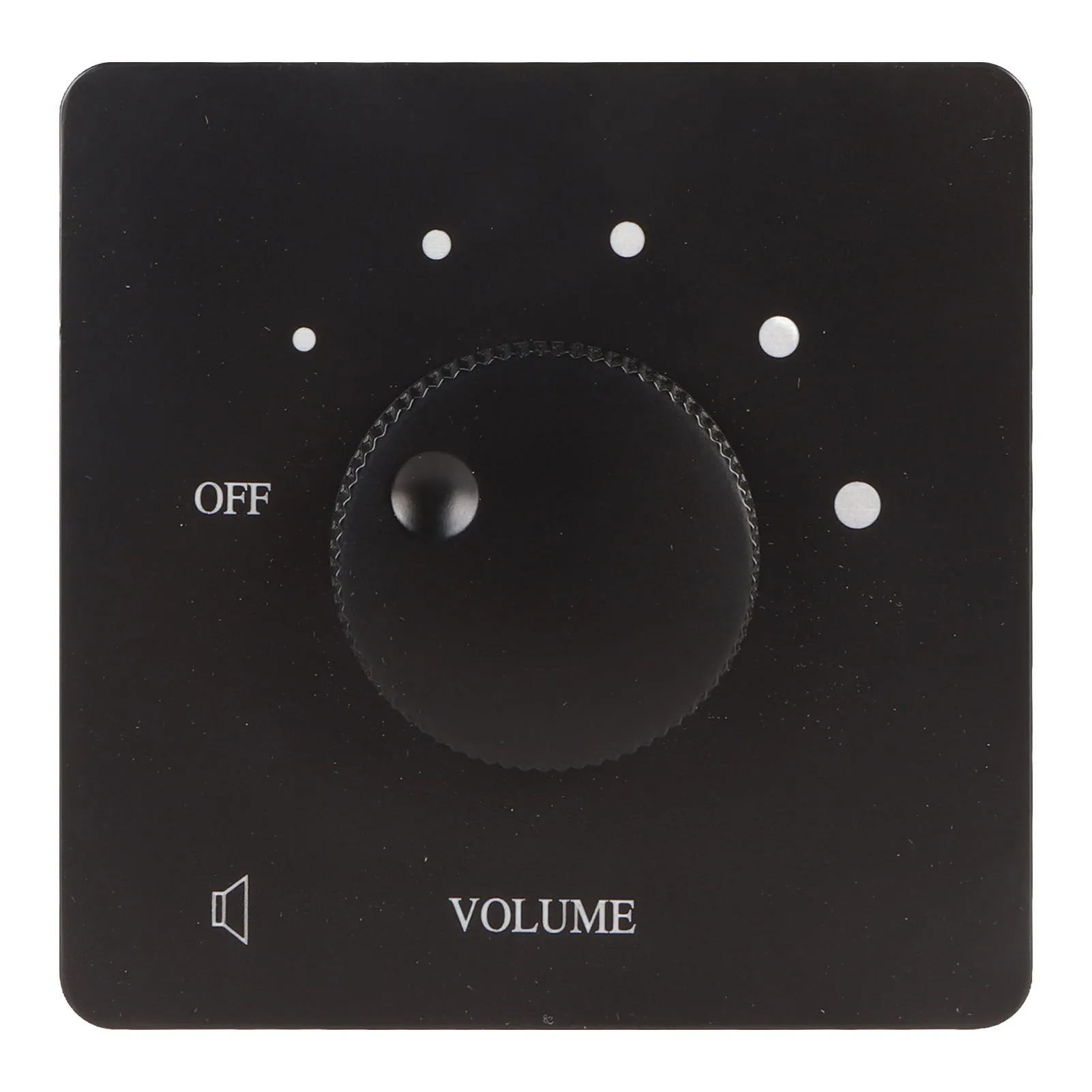 ZK20 50W Volume Control Professional Safety 5 Gears Tuning Knob Volume Controller for Home Speakers Black
