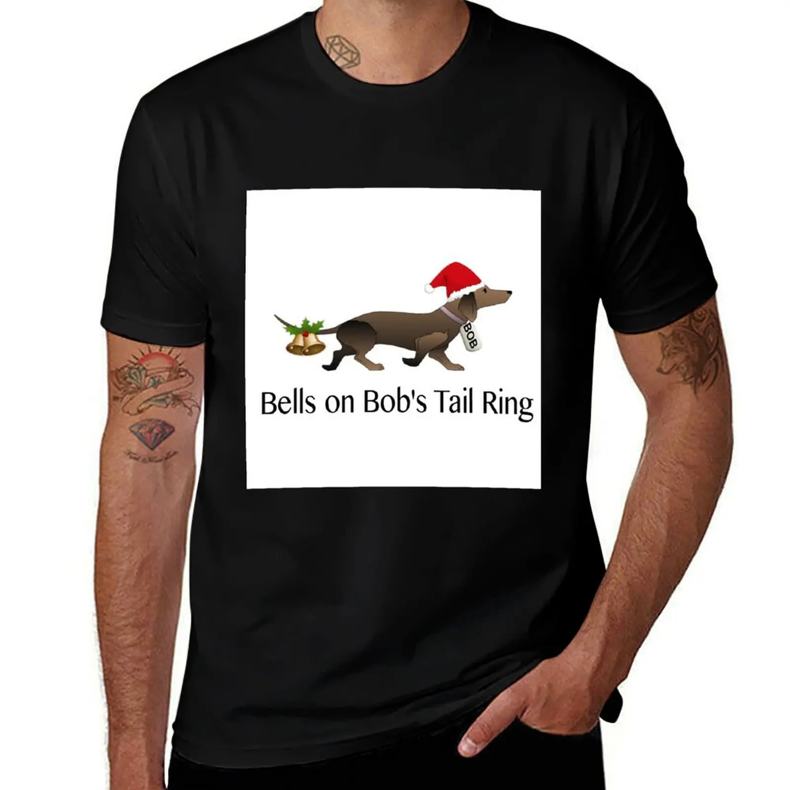 BELLS ON BOB'S TAIL RING T-Shirt Plus Size Street Style Tee T-Shirt