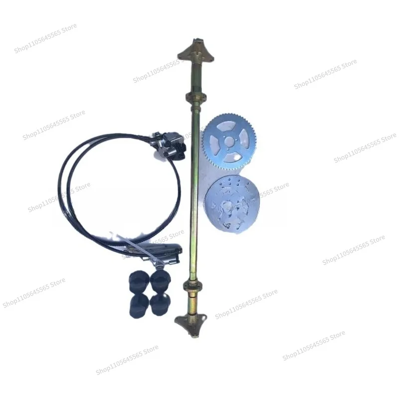 For Modified Four-wheel Go-kart Rear Axle DIY Motorcycle Accessories 74cm Rear Axle 29-inch Rear Drive Brake Sprocket