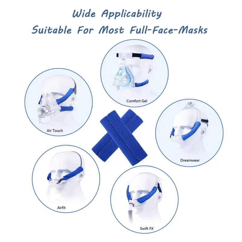 Imagem -04 - Soft-fleece Face Mask Cover Comfort Strap Almofadas Pads Fits Cpap Suprimentos Acessórios 16packs