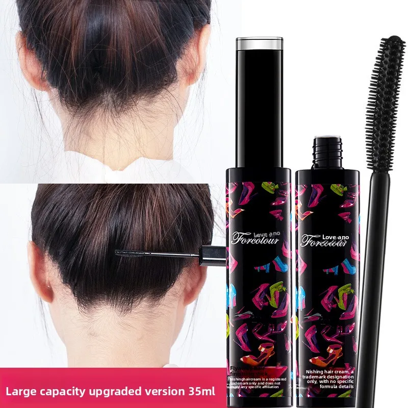 

13g Portable Hair Finishing Stick Flyaway Tamer Frizz Control Cream Nourishing with Glycerin