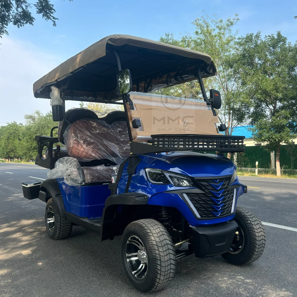 الصين صنع CE معتمد 4 6 مقاعد عربات الغولف الكهربائية بطارية ليثيوم 4-Wheel Drive عربة الغولف