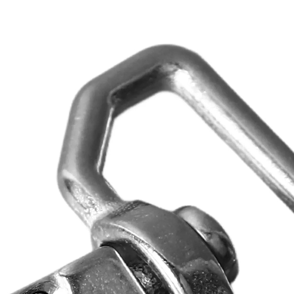 6pcs Premium Universal Fit Spring Snap Hooks Quick Straping Durable Swivel Snap Hooks Carabiner Hook For Leather Belt