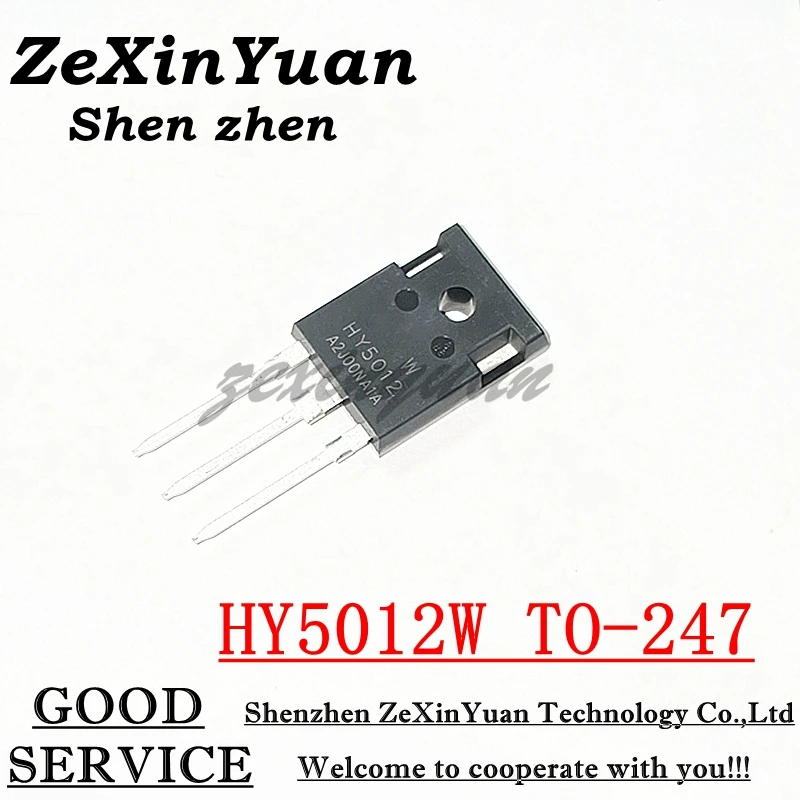 2ชิ้น/5ชิ้น/10ชิ้น/20ชิ้น100% ใหม่ต้นฉบับ HY5012W HY5012ท่อผลสนามอินเวอร์เตอร์125V 300A IN-LINE TO-247 N-Channel