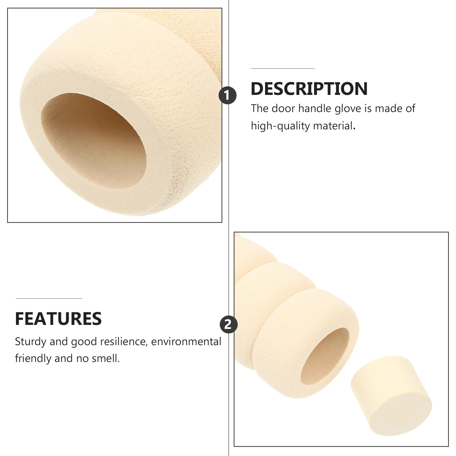 

10Pcs Door Handle Cover Safe Anticollision Skidproof Protector Baby Kids Safety Bumpers Door Knob Sleeve Baby Protective Cover