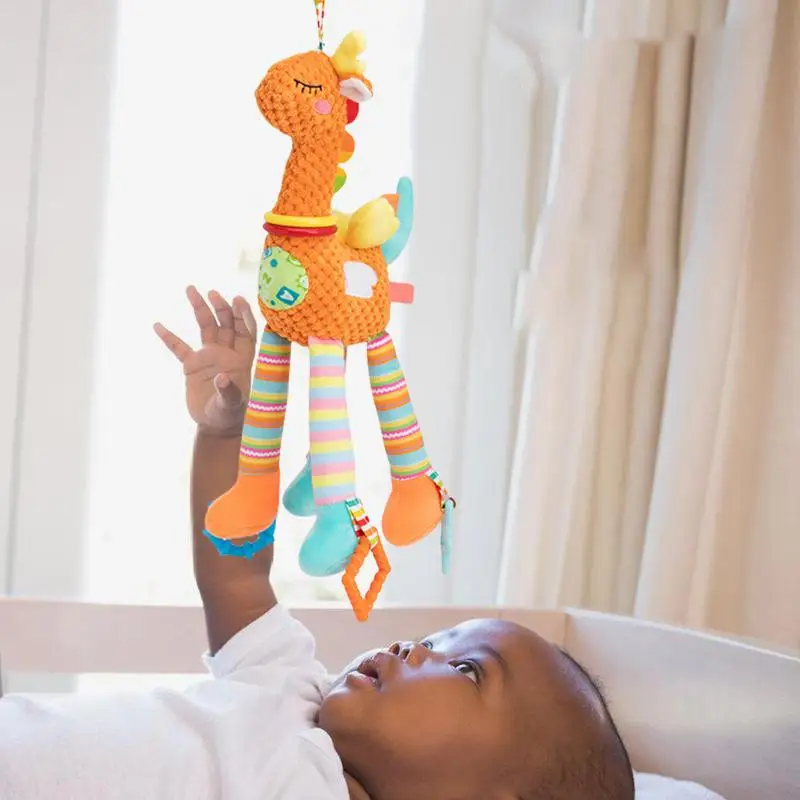 Crib Toys Boy Plush Stroller Toy For Children Plush Doll Carseat Animal Ornament For Vacation Outgoing Shopping Activity Walking
