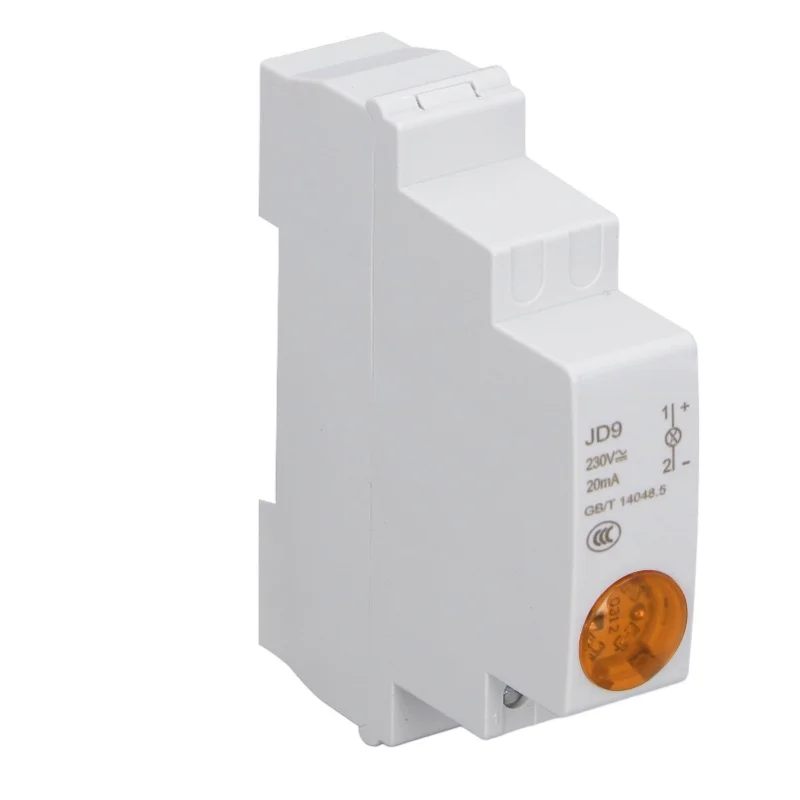 DIN Rail LED Indicator Light Circuit Signal Indication Rail Type LED Indicator For Distribution Box AC DC 230V