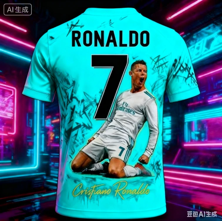 أزياء الخريف رونالدو 7 # AI 3D مطبوعة فريق كرة القدم جديد قصير الأكمام الرجال الرياضة عارضة الأولاد والنساء القمصان #5