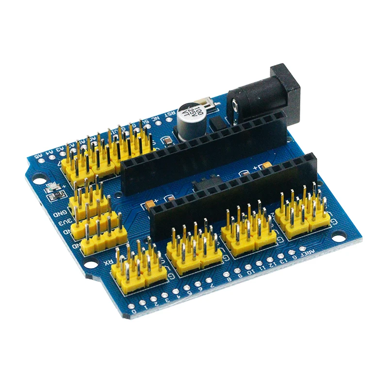 NANO/O IO Ekspansi Sensor Perisai Modul untuk Arduino UNO R3 Nano V3.0 3.0 Controller Kompatibel Papan I2C PWM Antarmuka 3.3V