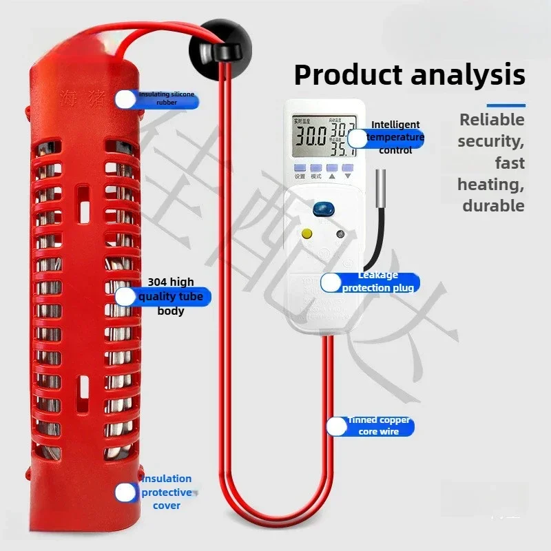 

Bestseller Pool Heater Bathtub Bath Bucket Boiling Stick Hot Fast Foot Basin Heating Stick Household Bath Anti-leakage Constant