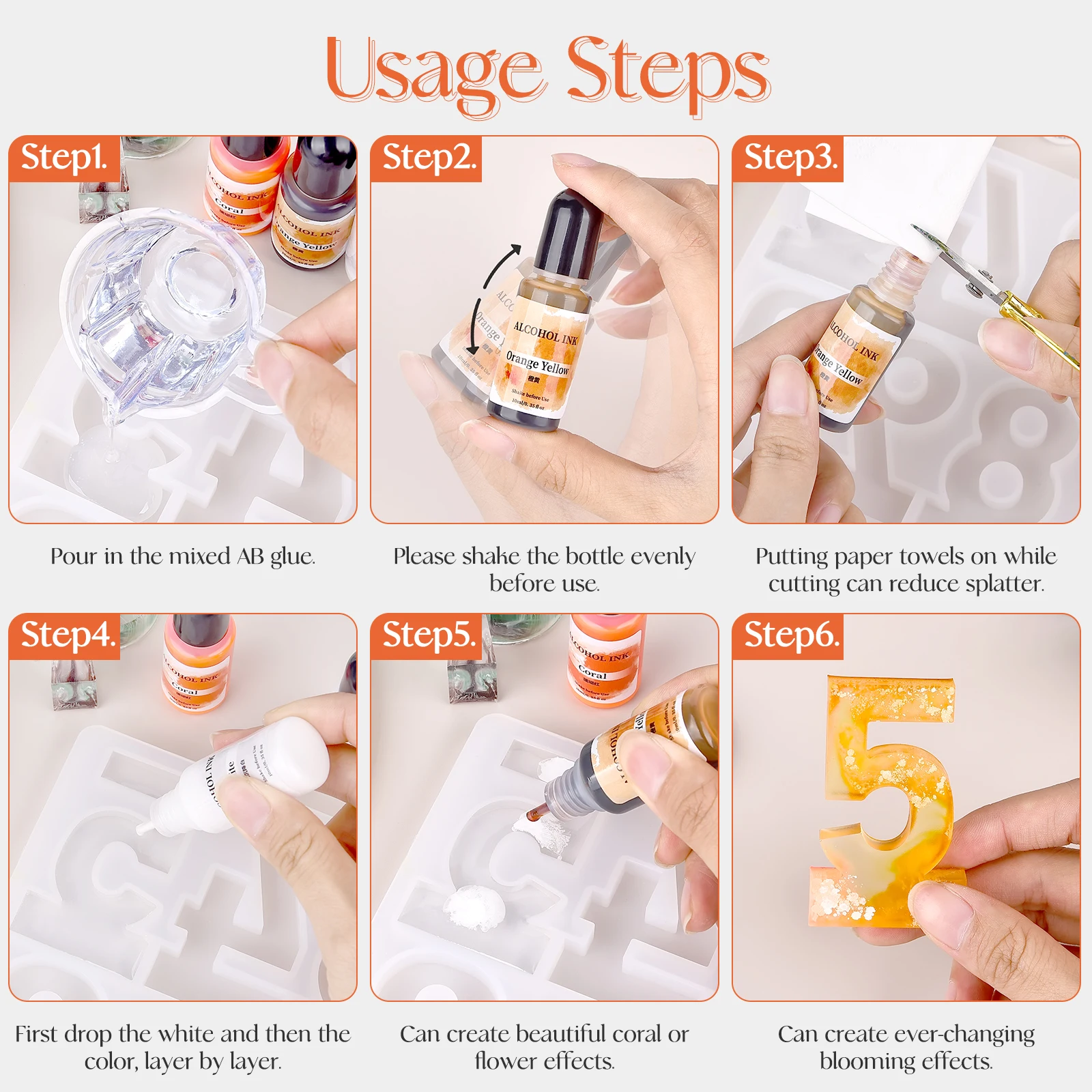 10 ml Epoksi Reçine Pigment Sa - Resin Art Alcohol Ink incelemesi ve fiyatı