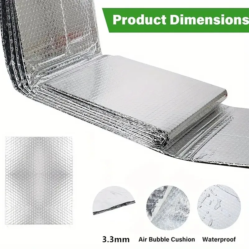 Thermal Insulation Wrap Aluminum Foil Reflective Insulation Sheet for Radiator Wall Floor Pipe Reflective Insulation Foam Sheet