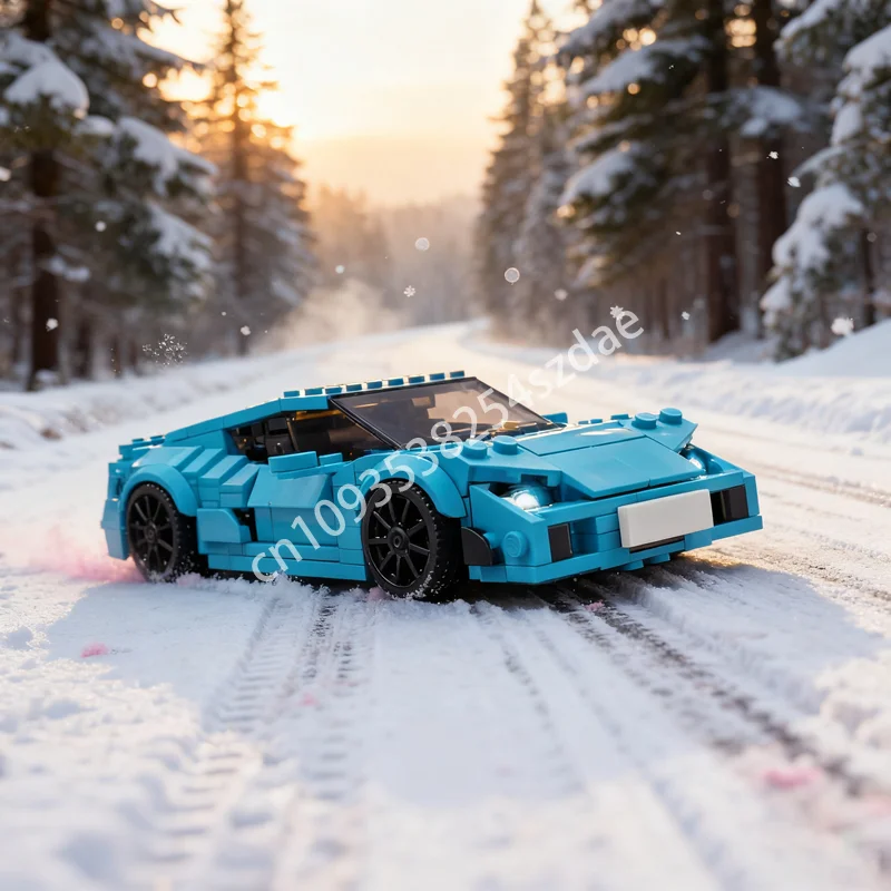 

361 шт. MOC Noble City Champions, модель суперкара, строительные блоки, сборка, рождественские подарки, образовательная игрушка, кирпич, детский день рождения