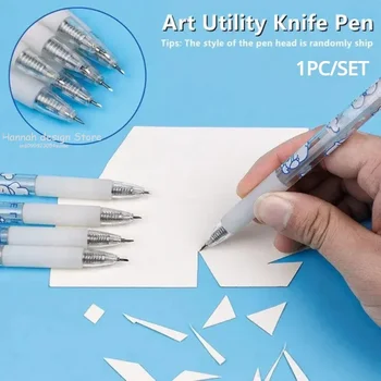 Karikatür Kabarcık Kalem Kesici Scrapbooking Etiket Aracı Zanaat Sanat Kartonpiyer Bant Okul Ofis Tedarik Mini Kutu Kesici