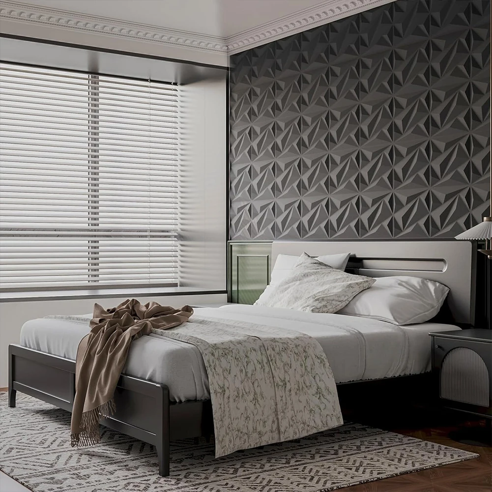 50/100 قطعة ثلاثية الأبعاد لوحة الحائط الماس 30x30 سنتيمتر ثلاثية الأبعاد لوحات الحائط في الماس تصميم ثلاثية الأبعاد ورق حائط لغرفة المعيشة غرفة الألعاب خلفية التلفزيون