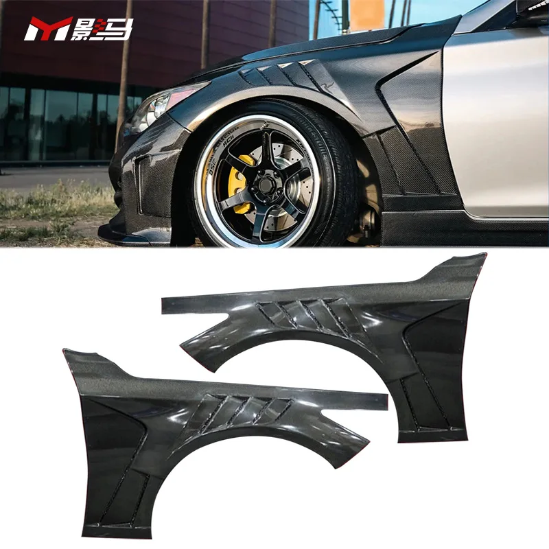 

Подходит для крыльев Infiniti Infiniti Q50, боковое переднее крыло, внешние модифицированные крылья из углеродного волокна.