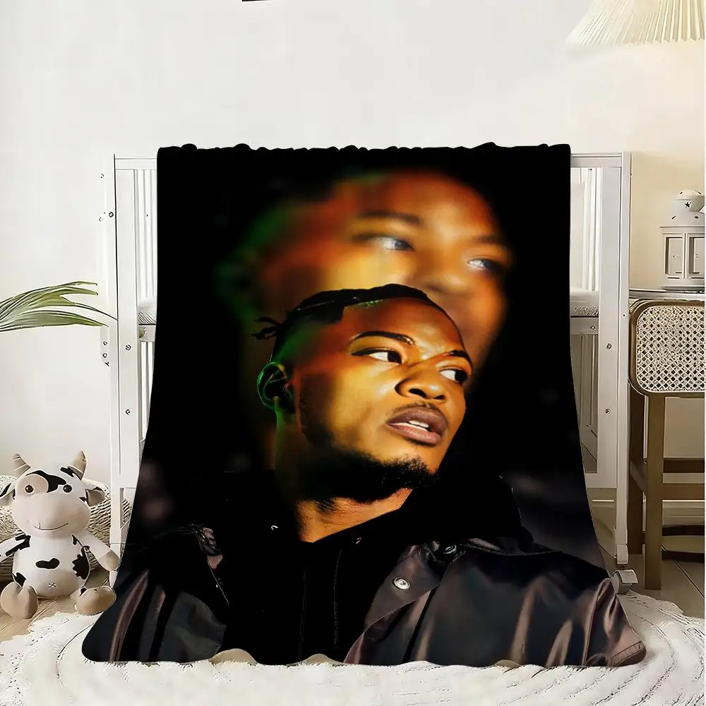 Rapper Singer N-Niska Throw Flannel Fluffy Soft Blanket Warm Skin-Friendly Throw For Sofa Bed Office Nap Winter