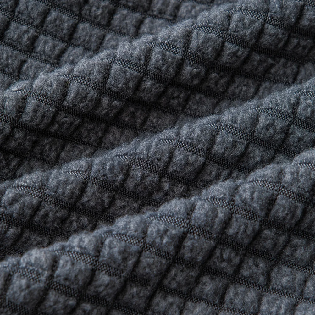 

Elastic Round Chair Cover Dark Gray Stretchy Seat Protector for Office Party Hotel Bar Stool 30-38cm Diameter Chair Protectors