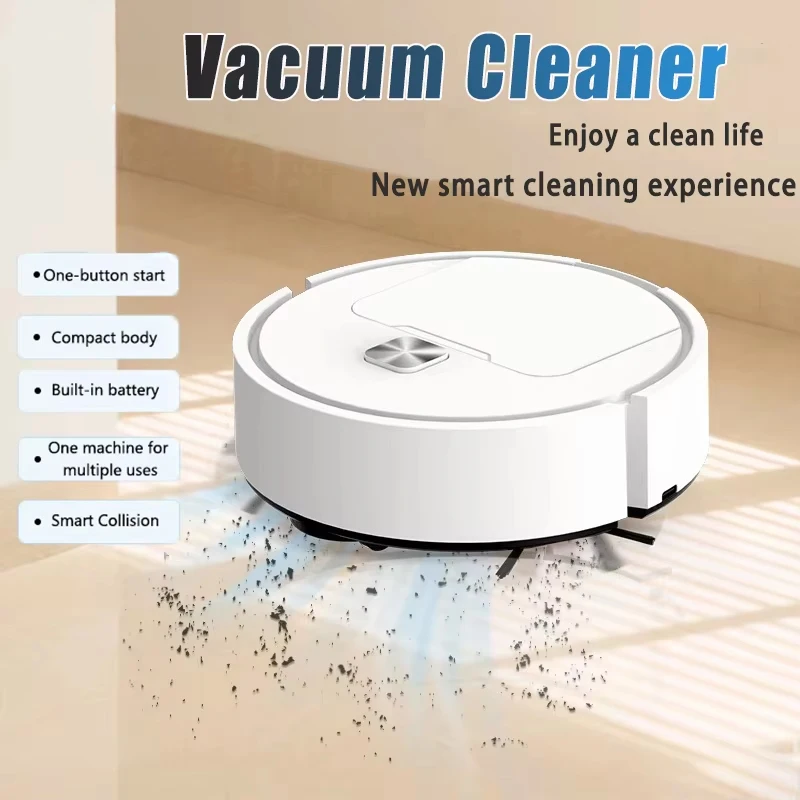 3 in 1 Intelligent Mini Vacuum Cleaner With Suction Sweeping And Mopping Functions Small Appliances For Household Use